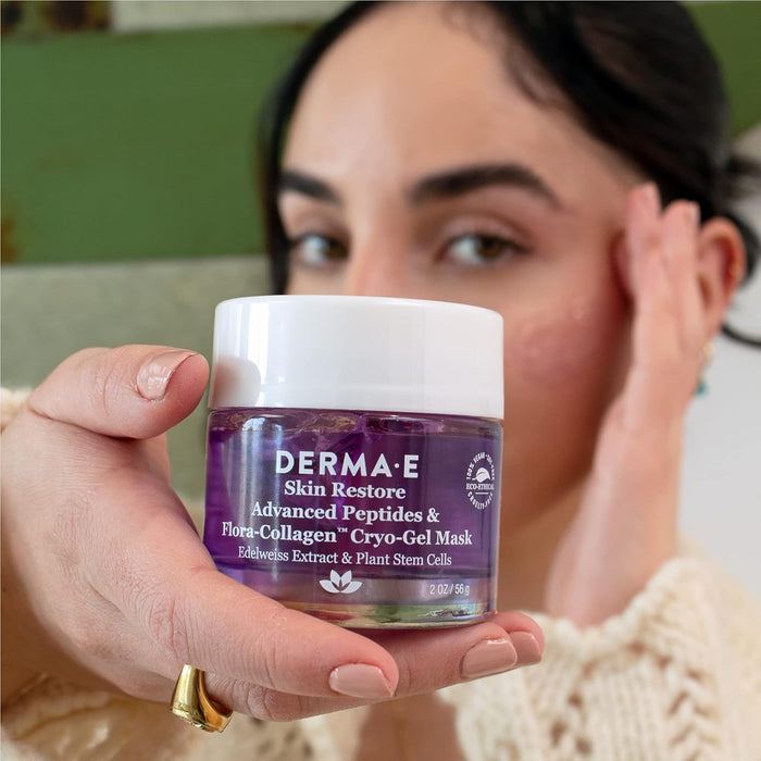 Derma E Advanced Peptides and Vegan Flora-Collagen™ Cryo-Gel Mask