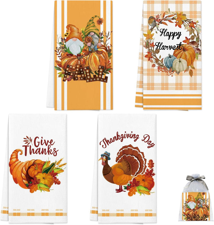 Nialnant Dish Towels for Kitchen, 16 x 23.6 Inch Housewarming Gifts New Home, Kitchen Gifts for Women, Mom, Men, Funny Kitchen Towels and dishcloths Sets