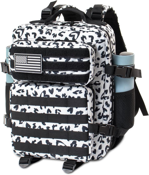 25L Small Military Tactical Backpacks For Men Camping Hiking Trekking Daypack With Bottle Pouch Bug Out Bag Lage MOLLE DayPack - 25L Heart Print Work Pack Daily Backpack
