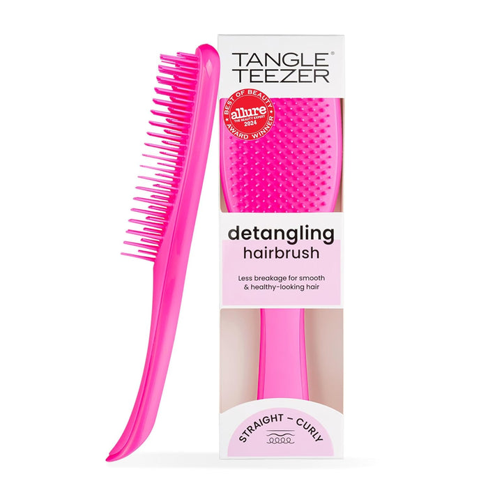 Tangle Teezer Ultimate Detangler Brush for Wet & Dry Hair, Eliminates Knots & Reduces Breakage for All Hair Types, Apricot Blaze