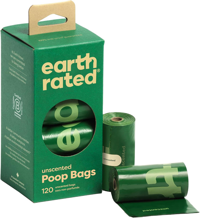 Earth Rated Poop Bags for Dogs, Guaranteed Leak Proof and Extra Thick Waste Bag Refill Rolls, Lavender Scented, 270 Bags