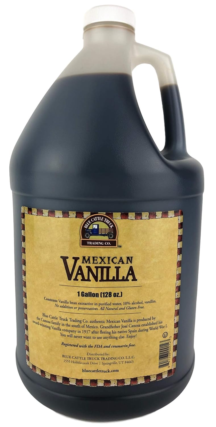 Blue Cattle Truck Trading Co. Traditional Gourmet Mexican Vanilla Extract, Large, 16.7 Ounce