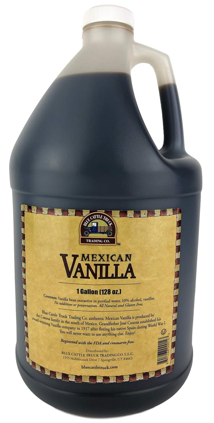 Blue Cattle Truck Trading Co. Traditional Gourmet Mexican Vanilla Extract, Large, 16.7 Ounce