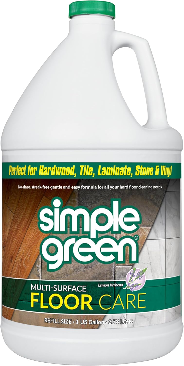 Simple Green Multi-Surface Floor Care - Cleans Hardwood, Vinyl, Laminate, Tile, Concrete and Other Wood - pH Neutral Floor Cleaner 32oz