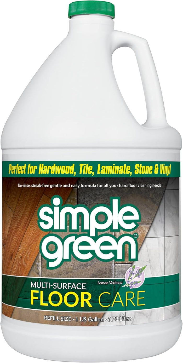 Simple Green Multi-Surface Floor Care - Cleans Hardwood, Vinyl, Laminate, Tile, Concrete and Other Wood - pH Neutral Floor Cleaner 32oz