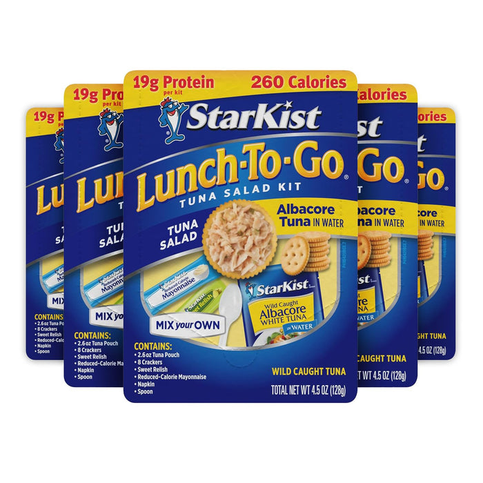 StarKist Lunch To-Go Chunk Light Pouch - Mix Your Own Tuna Salad - (Packaging 4.1 Ounce (Pack of 12)