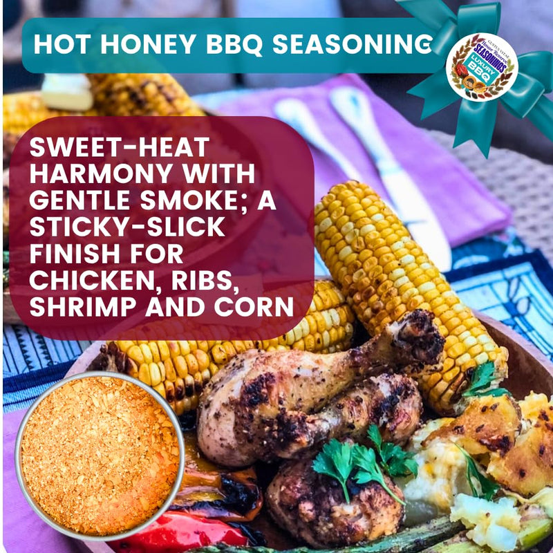 Luxury BBQ House Reserve Seasonings | Gift Packaged Set of 3 | Artisanal Gift Pack | All Natural, Non GMO Seasoning | Gourmet Spice Blends & Rubs | Small Batch, Hand Made | Made in USA | No Artificial Ingredients, Authentic Flavors | GLP-1 Friendly | Sust