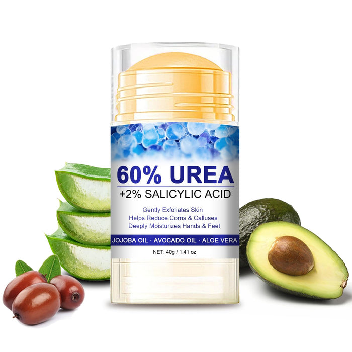 Urea Cream 40 Percent for Dry, Cracked Heels and Feet with Coconut Oil & Vanilla Planifolia, Callus Remover and Skin Softener, Maximum Strength Foot & Hand Cream – 1.41 oz