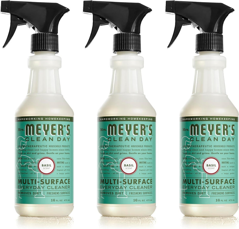 MRS. MEYER'S CLEAN DAY All-Purpose Cleaner Spray, Cruelty Free Formula, Lemon Verbena, 16 fl. oz - Pack of 3