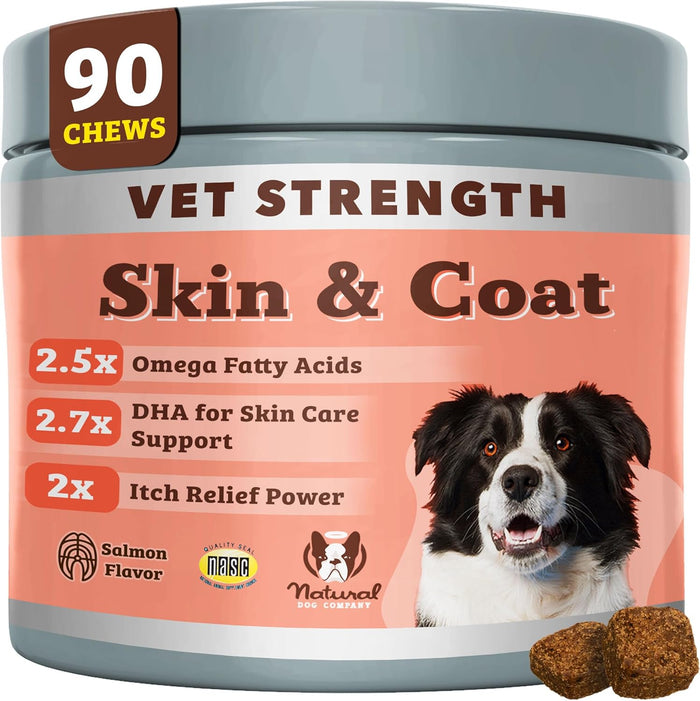 Natural Dog Company 25-in-1 Multivitamin Chews for Dogs – Daily Soft Dog Vitamins with Antioxidants, Zinc & Folic Acid – Supports Joints, Skin & Coat, Immune & Heart Health – All Ages, All Breeds