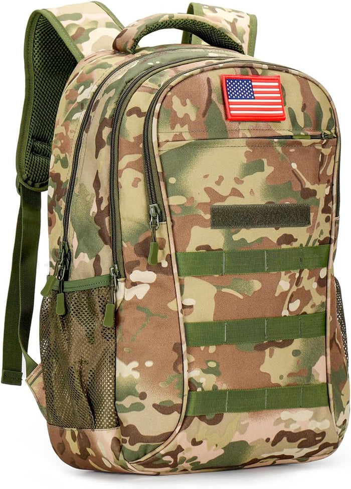 4land Camo Backpack for Boys,Army Boys Backpacks for Elementary Middle School Military,Camouflage Bookbag 40L