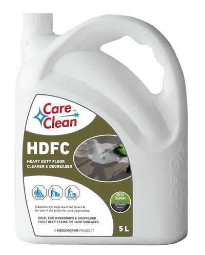 CareClean Heavy Duty Floor Cleaner – Highly Alkaline Liquid Degreaser for Tough Stains, Oil & Grease | Ideal for Kitchens, Factories & High-Traffic Areas | 5L
