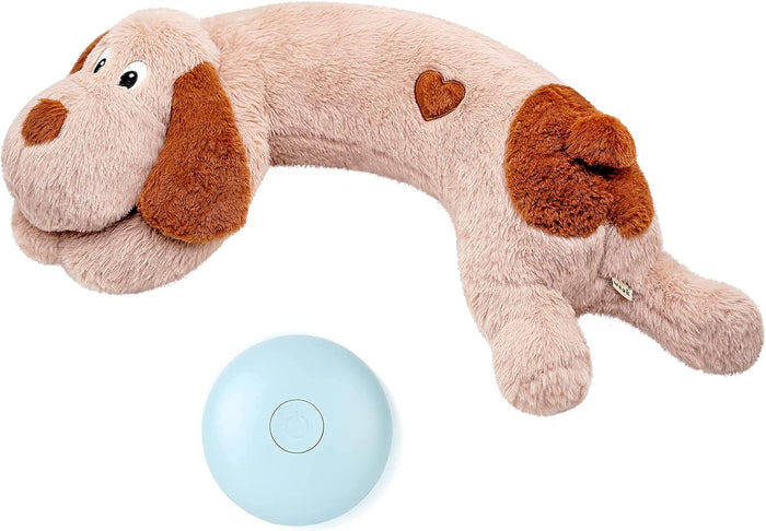 Heartbeat Puppy Toy, Comfort Cuddler Pillow, Dog Anxiety Relief Calming Aid,Heartbeat Stuffed Toy for Dogs,Puppy Heartbeat Toy Sleep Aid,Dog Heartbeat Toy for Pet