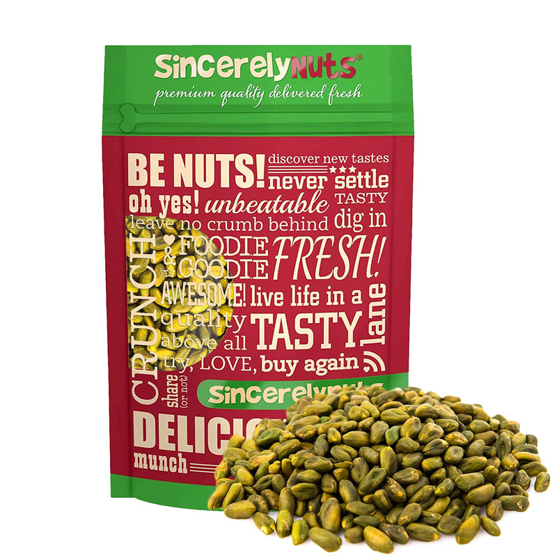 Sincerely Nuts Pistachios Roasted and Salted Kernels No Shell Healthy Snacks for Kids and Adults Shelled Convenient Snack Gourmet Flavor Vegan, Kosher Gluten Free. 3 LB Bag