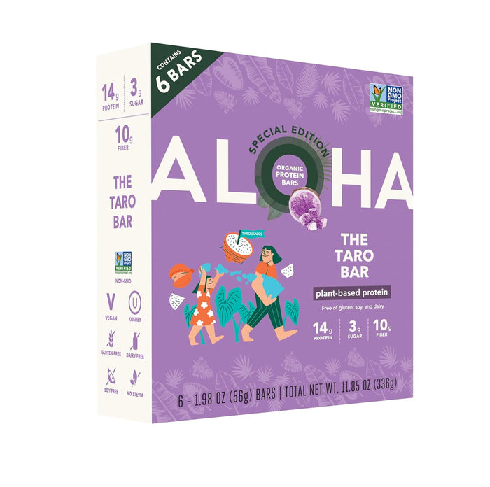 ALOHA Organic Plant Based Protein Bars - Chocolate Coconut Almond, Vegan, Low Sugar, Gluten-Free, Low Carb, Non-GMO, No Stevia, No Erythritol - 12 Count (Pack of 1)