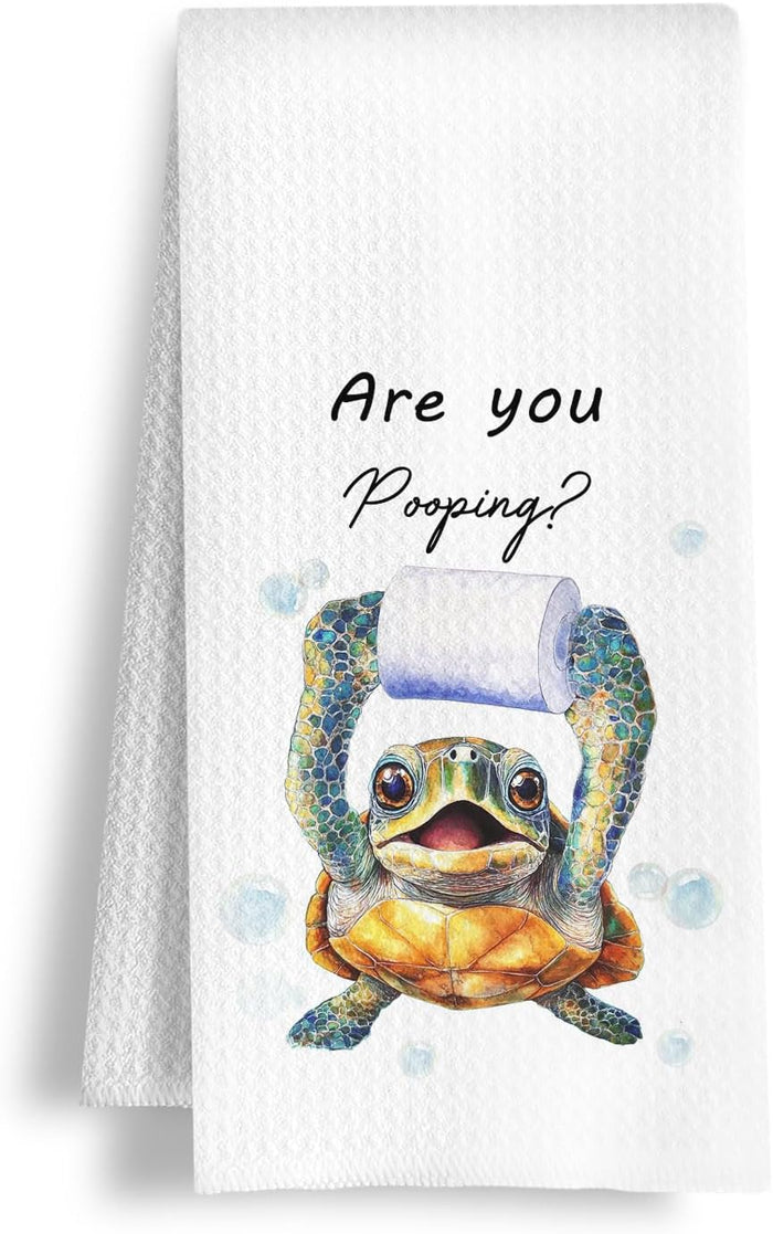 Rustic Housewarming Kitchen Towels, Homeowner Hostess Household Gifts Dish Tea Towels, Bless This Home and All Who Enter Decorative Hand Towel for Bathroom Kitchen, 16x24 Inch Set of 4