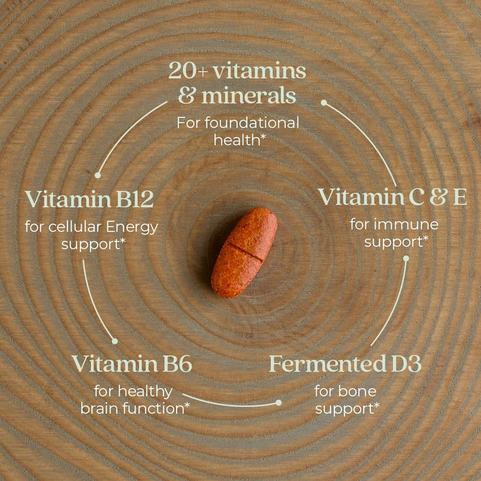 New Chapter Women's Multivitamin 50 plus with Astaxanthin, Fermented Vitamin C, Vitamin D3 & Vitamin B12 - Every Woman's One Daily 55+, Made with Organic Vegetables & Herbs - 72 Tablets