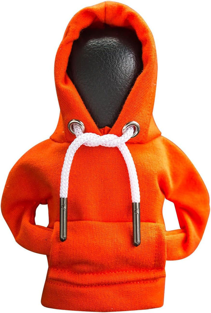 2Pcs Gear Shift Hoodie,Car Shift Knob Hoodie,Funny Car Gear Shift Cover,Automotive Interior Accessories and Decorations（Blue and Red）