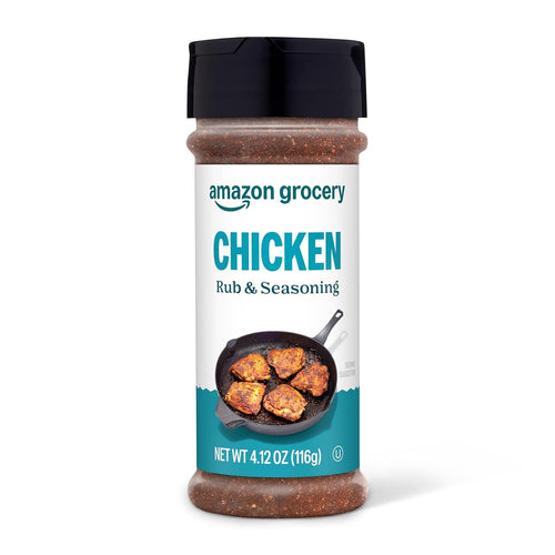 Amazon Grocery, Chicken Rub & Seasoning, 4.12 Oz