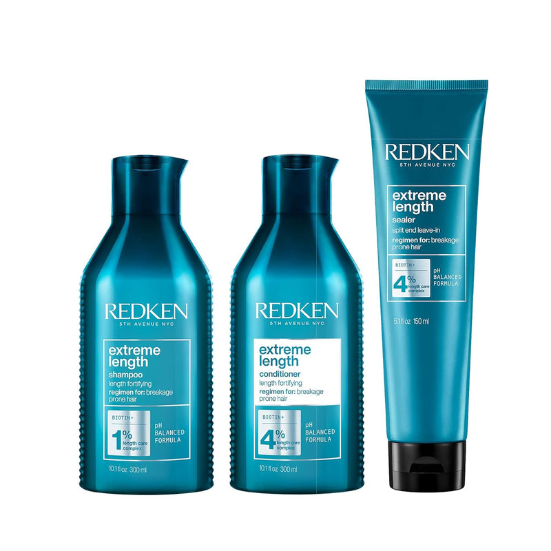 Redken Extreme Length Biotin Shampoo For Longer Hair – Promotes Healthy Hair Growth, Strengthens Damaged Hair, Prevents Hair Breakage, Infused With Biotin