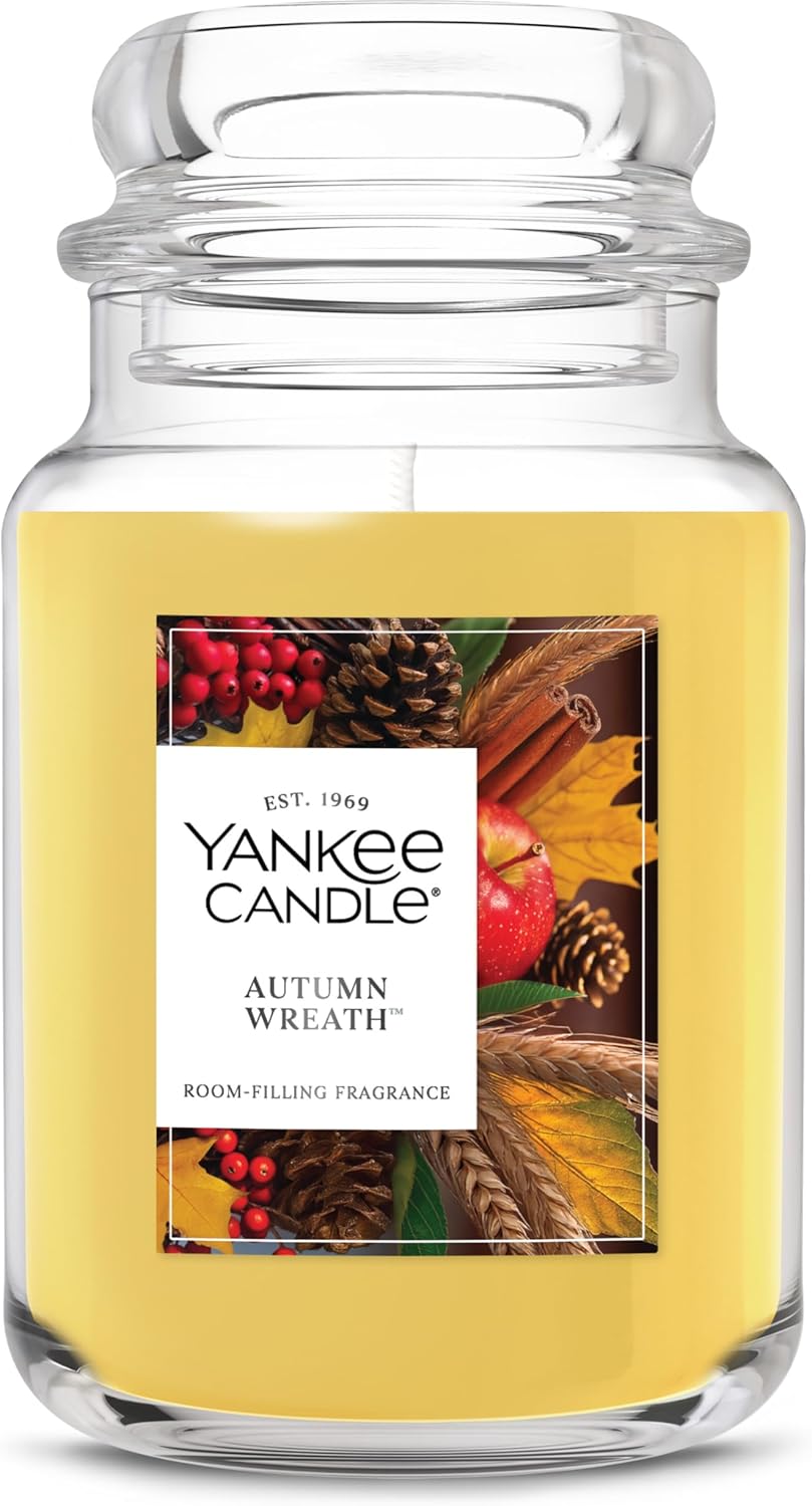 Yankee Candle Kitchen Spice, Holiday Scented Candle, 22oz Large Jar with up to 150 Hour Burn Time, Giftable
