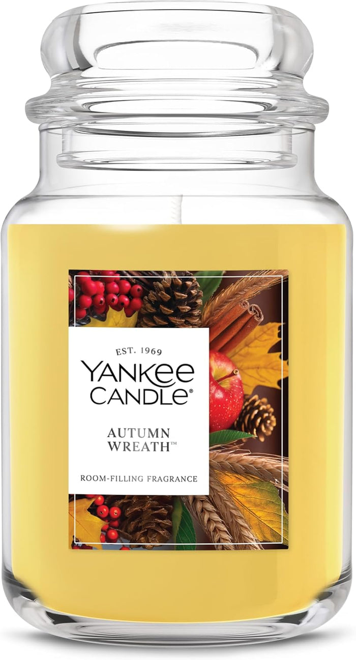 Yankee Candle Kitchen Spice, Holiday Scented Candle, 22oz Large Jar with up to 150 Hour Burn Time, Giftable