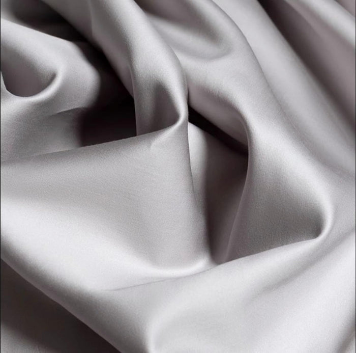 Fitted Sheet Queen - Hotel Luxury Bottom Fitted Sheets Only - 100% Cotton Fitted Bed Sheet - Deep Pocket Fitted Sheet Only, 60" x 80" + 15" (Queen, Gray)