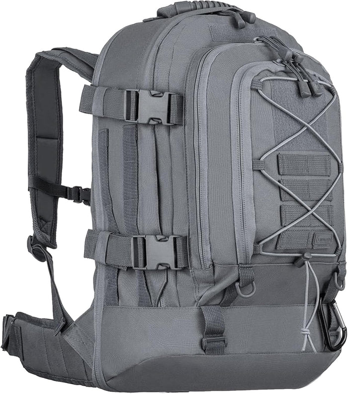 Tactical Backpack Military Hiking Daypack - Molle Backpack for Men 3 Day Assault Pack Bug Out Bag for Camping Travel Army Hunting Gym Rucksack Survival (Green)