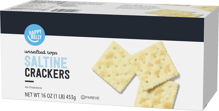 Amazon Brand – Happy Belly White Cheddar Cheese Cracker, 12.4 ounce (Pack of 1)