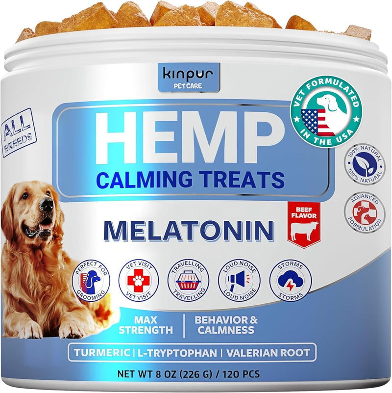 Hemp Joint Supplement for Dogs - Dog Joint Supplement with Glucosamine, Chondroitin, MSM - Supports Hip and Joint Heath, Better Mobility, Skin and Coat - for All Breeds and Ages - 180 Dog Chews, Duck