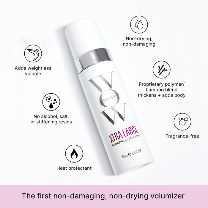 COLOR WOW Xtra Large Bombshell Volumizer – New Alcohol-Free Technology for Lasting Volume and Thickness