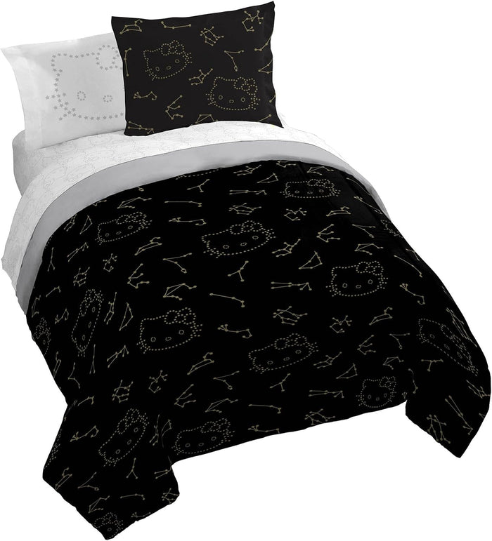 Jay Franco Disney Lilo and Stitch Full Size Comforter Set - 7 Piece Bedding Includes Sheet Set & Pillow Covers - Super Soft Tropical Bedding