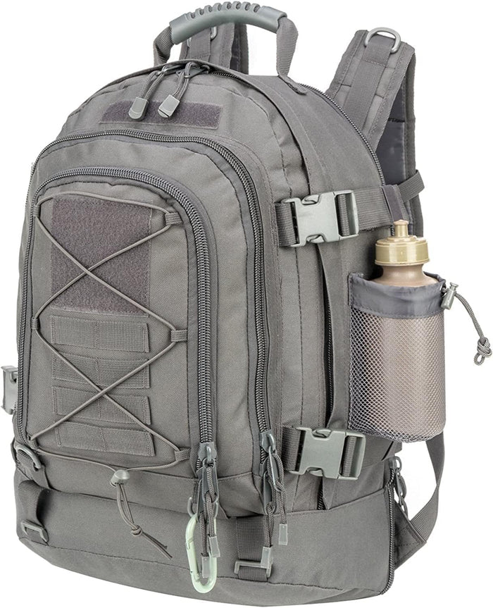 Expandable 40-64L Military Tactical Backpack 3 Day Bag Hiking Gym Sport Camping