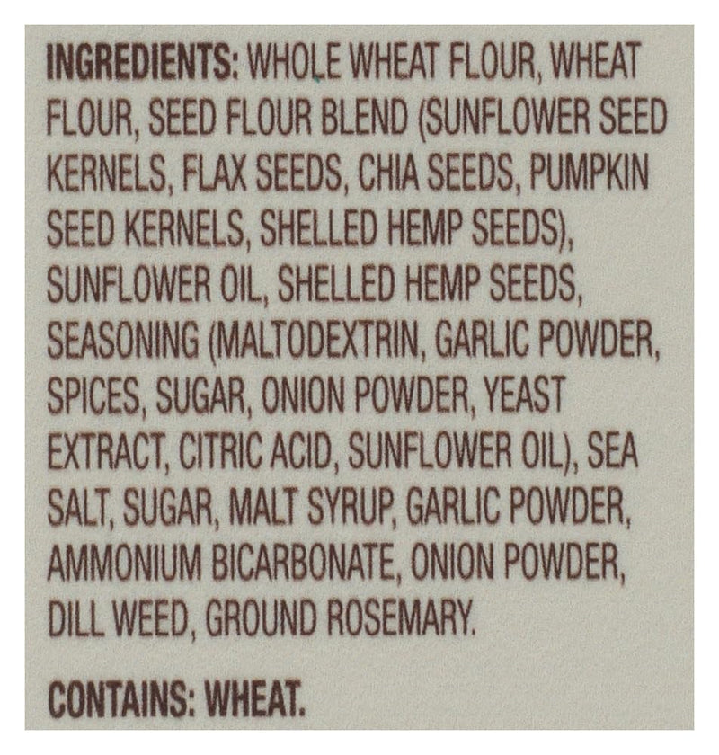 The Humble Seed Garlic Herb Crackers, 4.25 OZ