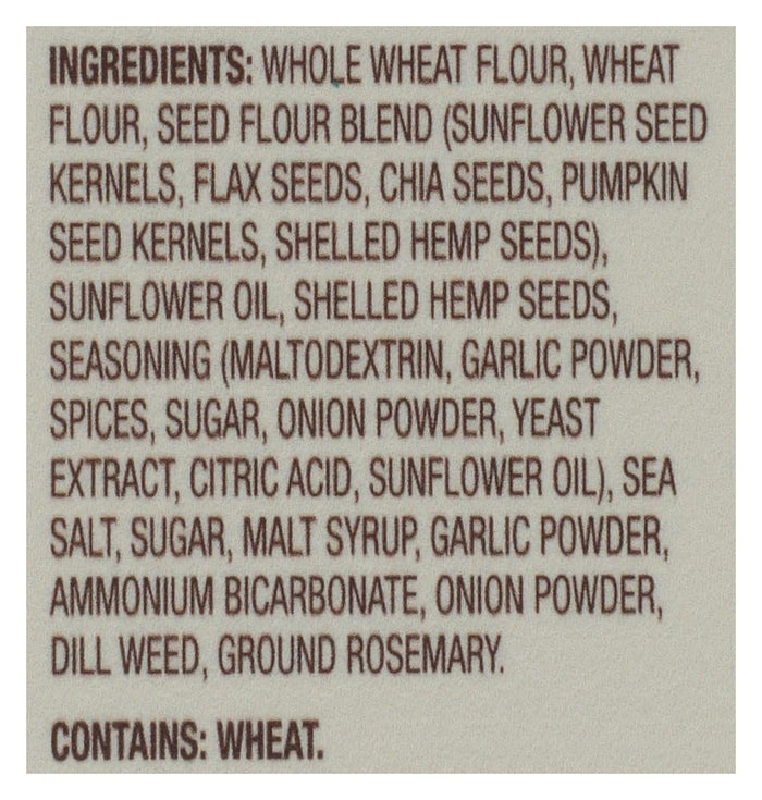 The Humble Seed Garlic Herb Crackers, 4.25 OZ