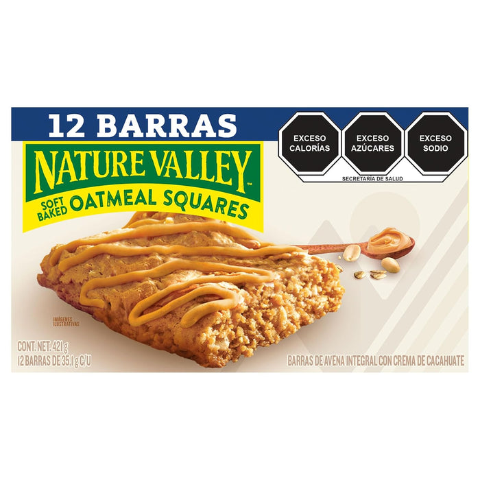 Nature Valley Soft Baked Oatmeal Squares, Cinnamon Brown Sugar, 12 Bars, 14.88 oz