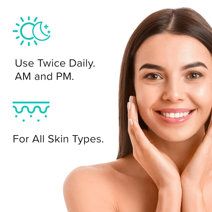 ClarityRx C-Results Vitamin C Hydrating Antioxidant Face Cream, Natural Plant-Based Anti-Aging Facial Moisturizer for Brighter Skin