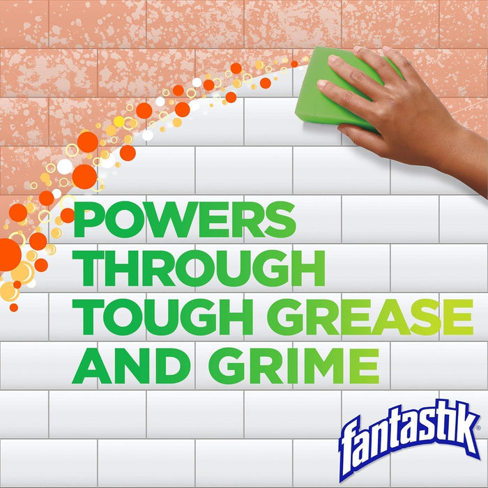 Fantastik All Purpose Cleaner, Multipurpose Surface Cleaner & Kitchen Grease Removal, Packaging Designed to Prevent Leakage and Breakage, Fresh Scent, 32 Fl Oz