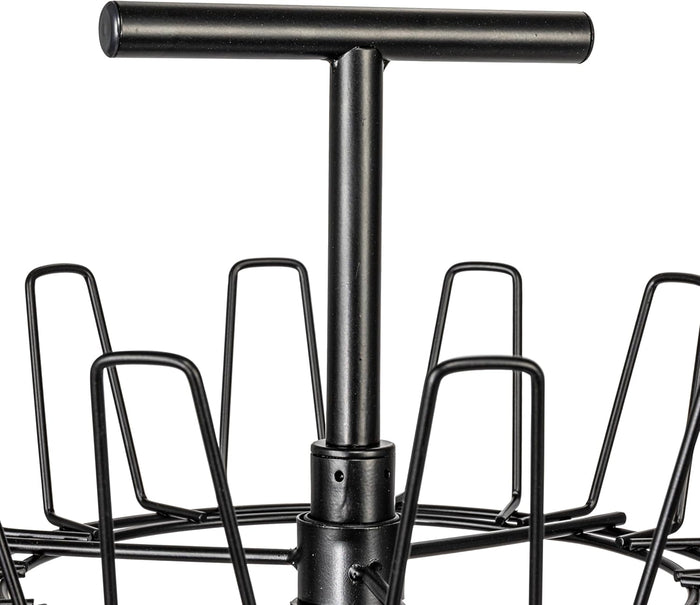 Household Essentials 4-Tier Shoe Storage Tree, Matte Black