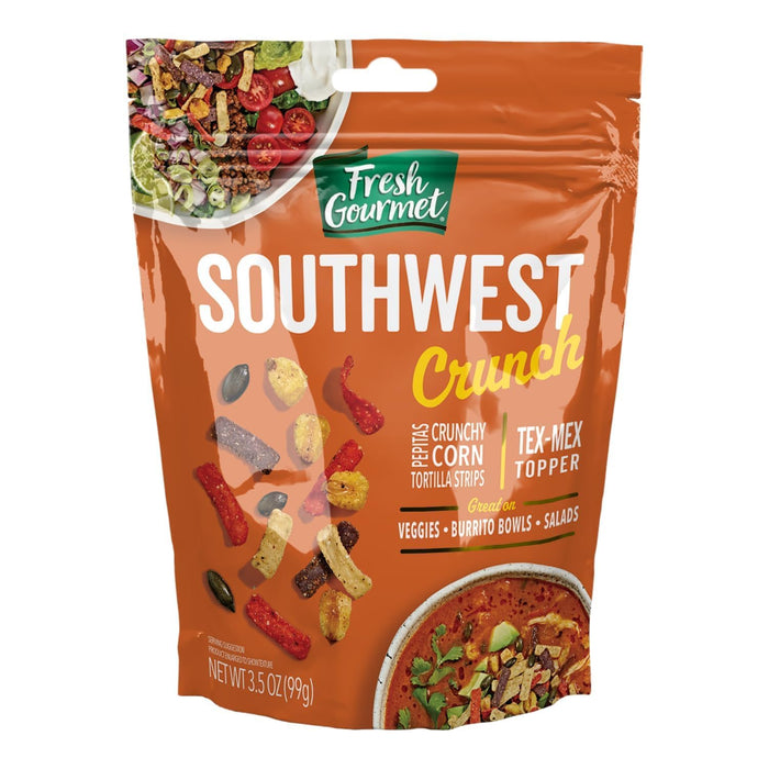 Fresh Gourmet Vegan Bacon-Less Bits - 3.5 oz Plant-Based Topping for Salads, Potatoes, Soups, and More | Soy-Free, Kosher, and Smoky Flavor | Resealable Pouch