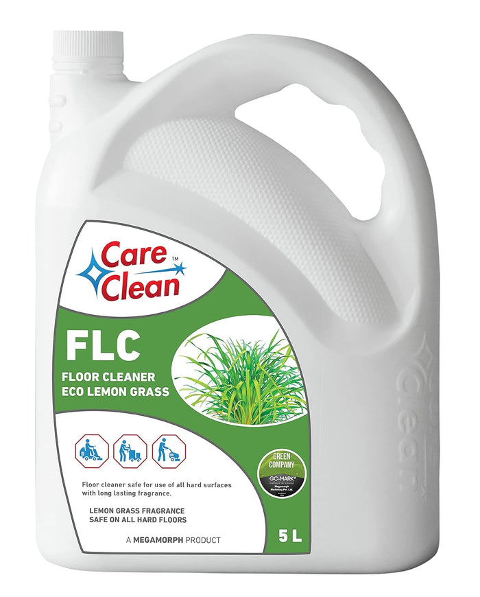 CareClean Floor Cleaner Eco – Floor Cleaning Liquid with Lavender Fragrance | Safe for All Surfaces – Ceramic, Marble, Granite, Mosaic | Tough Stain Removal & Long-Lasting Shine | 5L