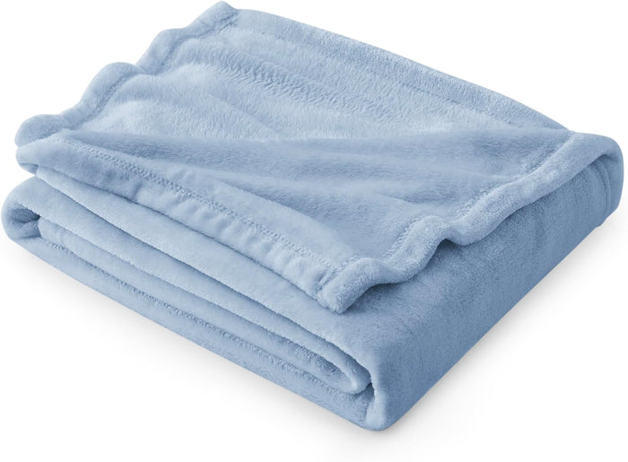 Bedsure Soft Plush Bed Blankets - Lightweight Fuzzy Cozy Luxury Blanket