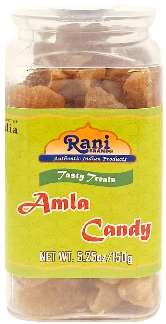 Rani Amla Murabba (Indian Gooseberries in Sugar Syrup) 17.5oz (1.1lbs) 500g Glass Jar ~ All Natural | Vegan | Gluten Free | NON-GMO | No Colors | Popular Indian Condiment, Indian Origin