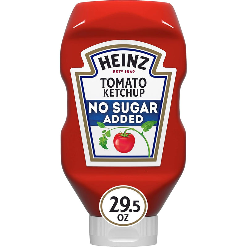 Heinz Tomato Ketchup with No Sugar Added, 13 oz Bottle