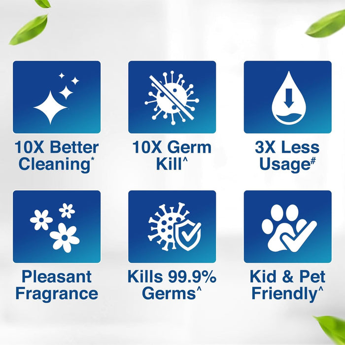 Lizol Disinfectant Surface & Floor Cleaner Liquid, Citrus - 1 Litre | Suitable for All Floor Cleaner Mops | Kills 99.9% Germs| India's #1 Floor Cleaner