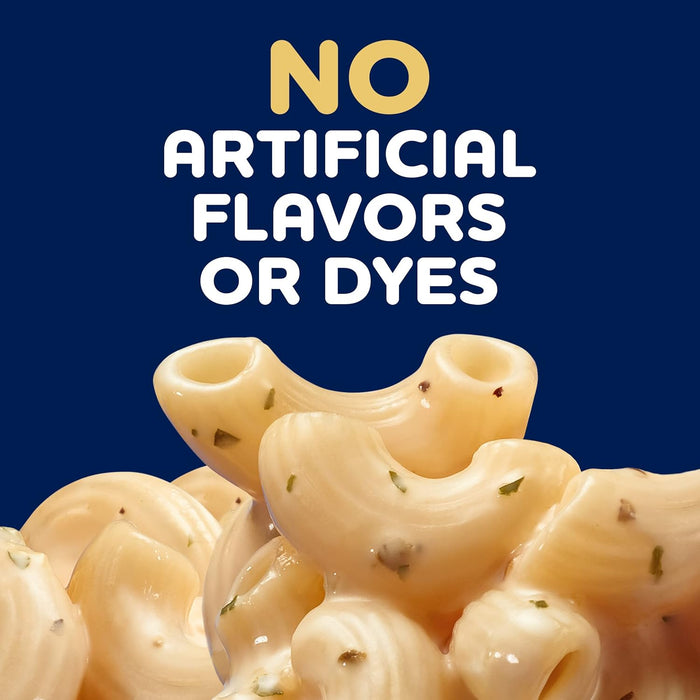 Kraft Deluxe White Cheddar & Garlic & Herbs Mac & Cheese Macaroni and Cheese Dinner, 11.9 oz Box