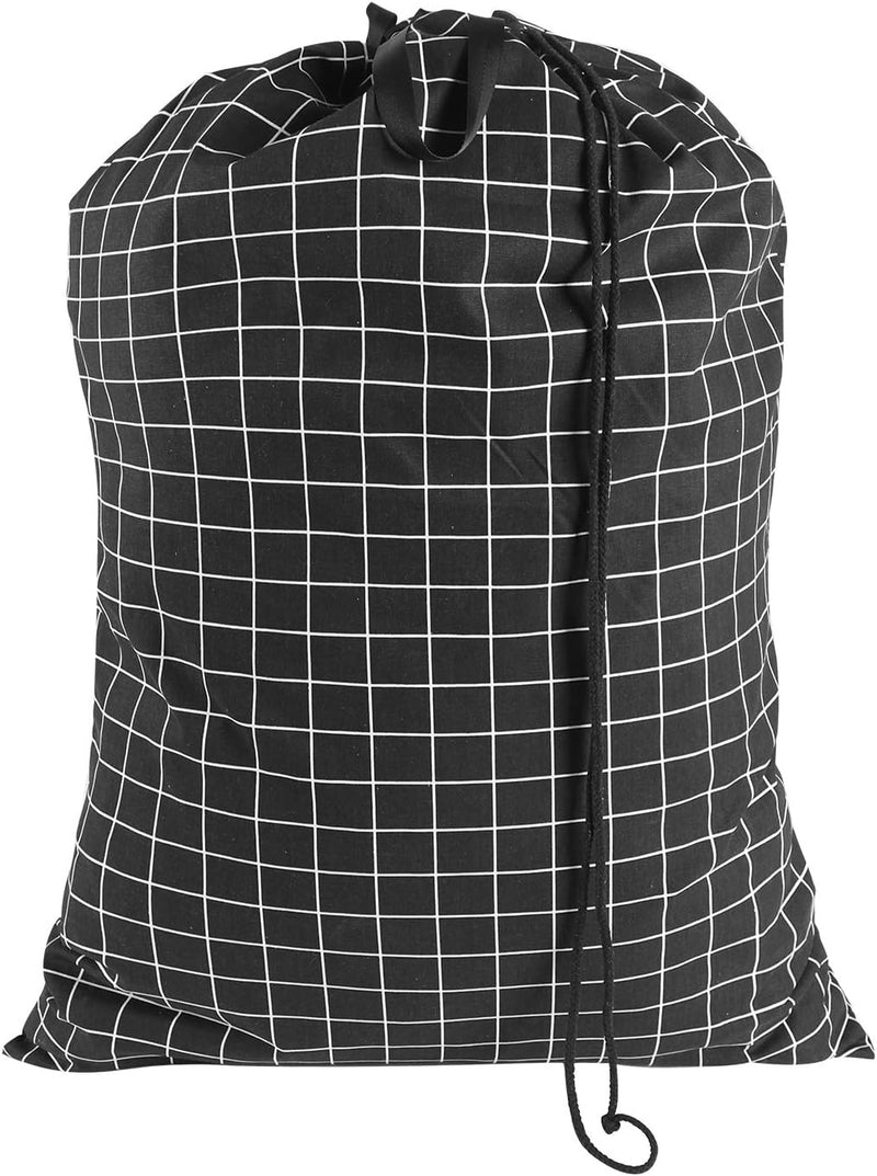 SWISSELITE Laundry Bag with Handle and Drawstring, Large Heavy Duty Laundry Bag, 28 x 40 Inches Travel Dirty Clothes Bag for Laundromat and Household