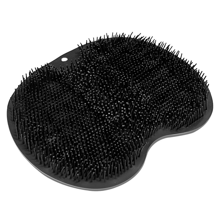 Shower Foot Scrubber Mat Back Washer Exfoliating Bath Wash Pad Wall Mounted Slip Suction Cups for Use in Cleaner Men and Women