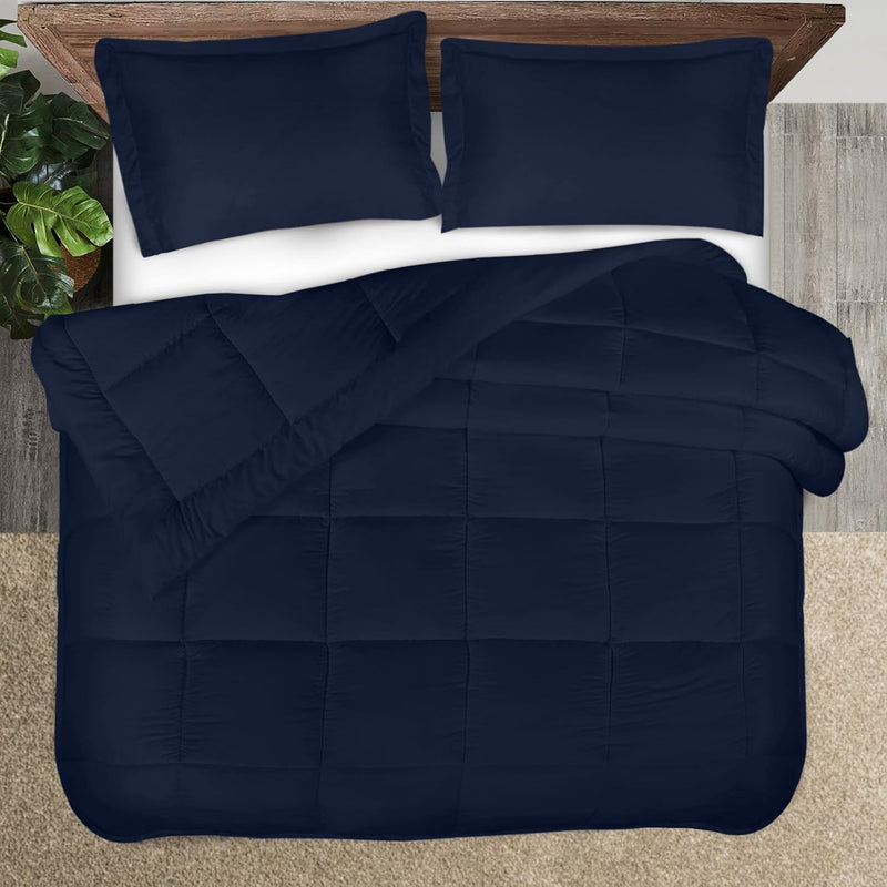 Utopia Bedding Queen Comforter Set Grey, Comforters Queen Size 3 Pieces Bedding Comforters Sets, Down Alternative Soft Bed Set, 1 Comforter (88 x 88 inches) 2 Pillow Shams (20 x 26 inches)
