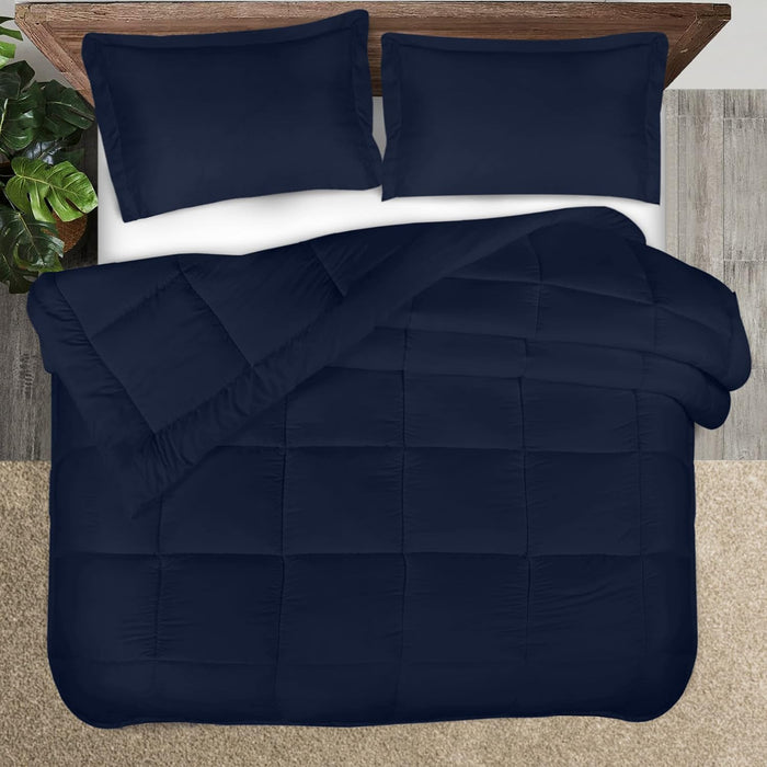 Utopia Bedding Queen Comforter Set Grey, Comforters Queen Size 3 Pieces Bedding Comforters Sets, Down Alternative Soft Bed Set, 1 Comforter (88 x 88 inches) 2 Pillow Shams (20 x 26 inches)
